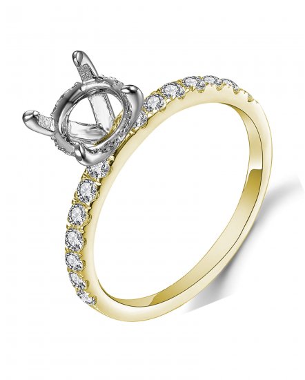 SEMI MOUNT DIAMOND ENGAGEMENT RING (TR4729)